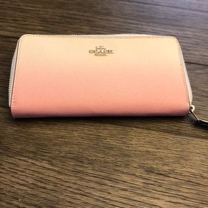 Coach accordion wallet